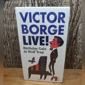 Victor Borge Live! Birthday Gala at Wolf Trap VHS Piano Brand New Factory Sealed